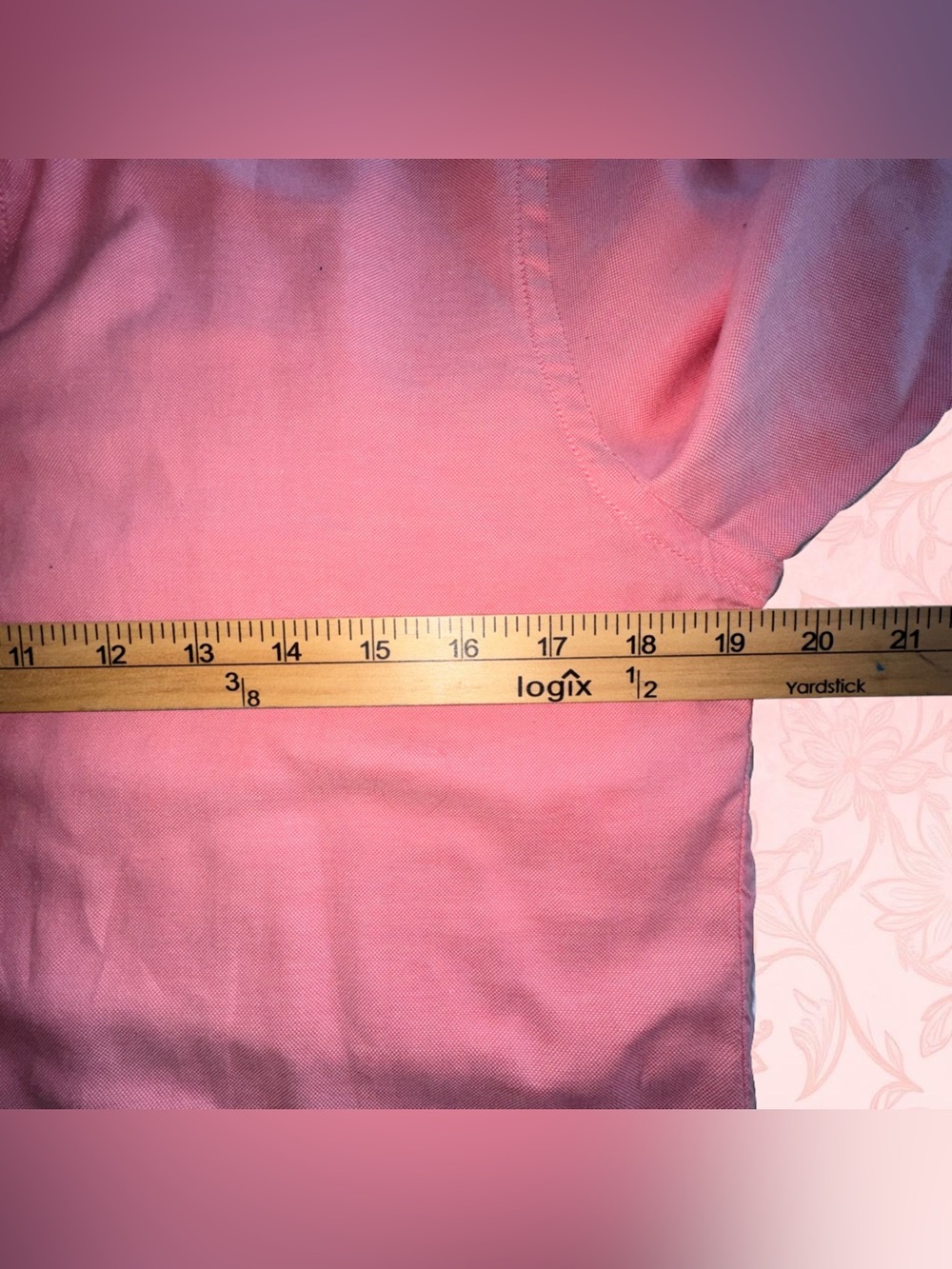 Banana Republic Women’s Cotton Oxford Shirt Long Sleeve Button Up Pink Size M - Picture 12 of 13